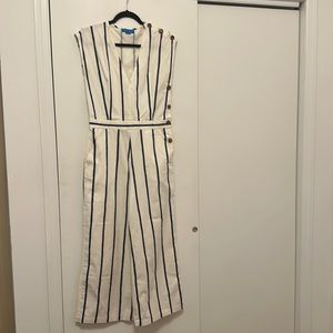 Striped summer jumpsuit